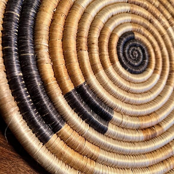 3 African Coil Handmade Boho Wall Art Or Trivets - Picture 2 of 8